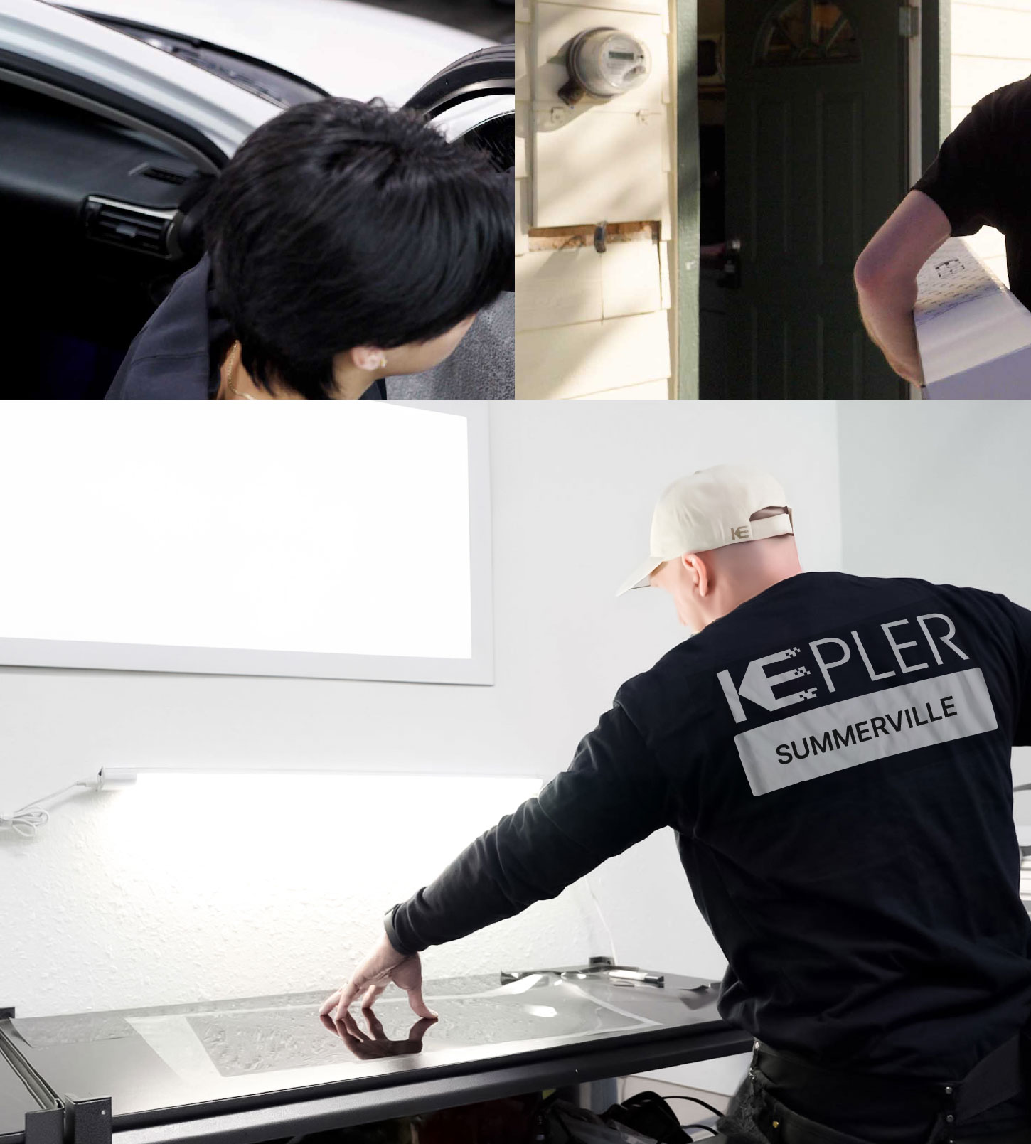 Window Tinting Specialist Cutting Film in Summerville, South Carolina