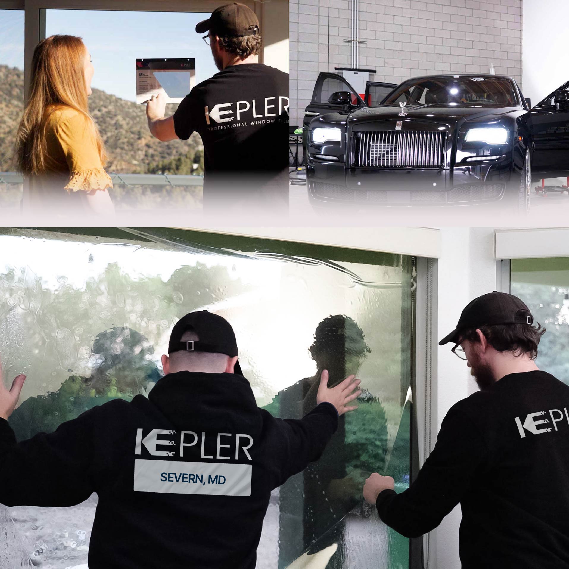 Kepler Specialist Performing Commercial Window Tinting in Severn Severn