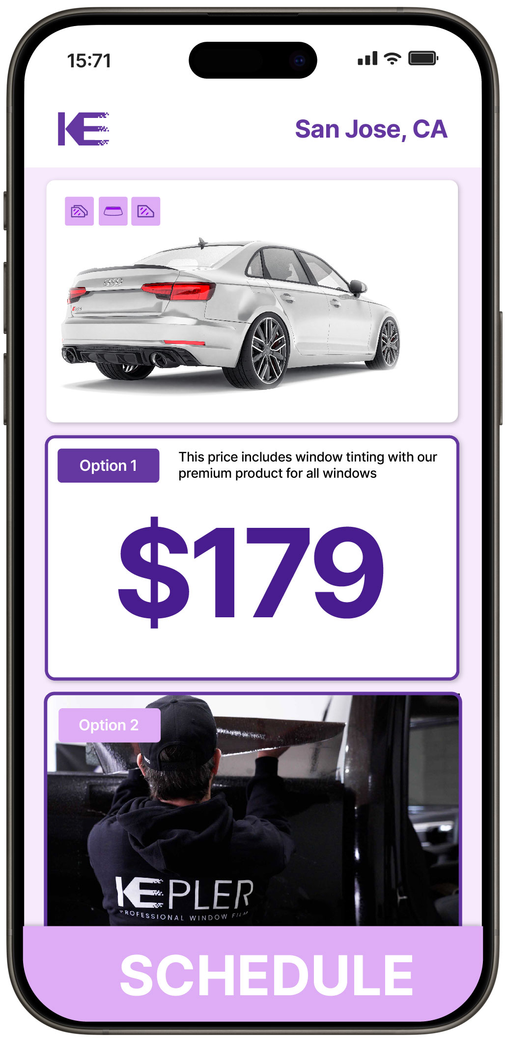 View Affordable Car Window Tinting Prices in San Jose, California