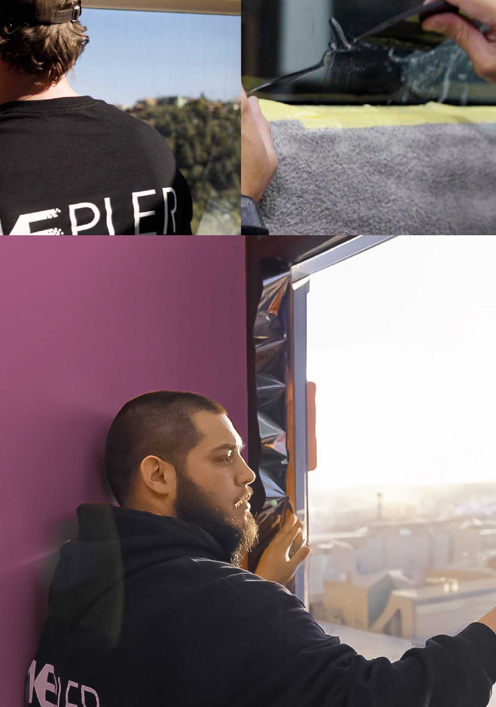Kepler Specialist Installing Security Window Film in Pico Rivera California