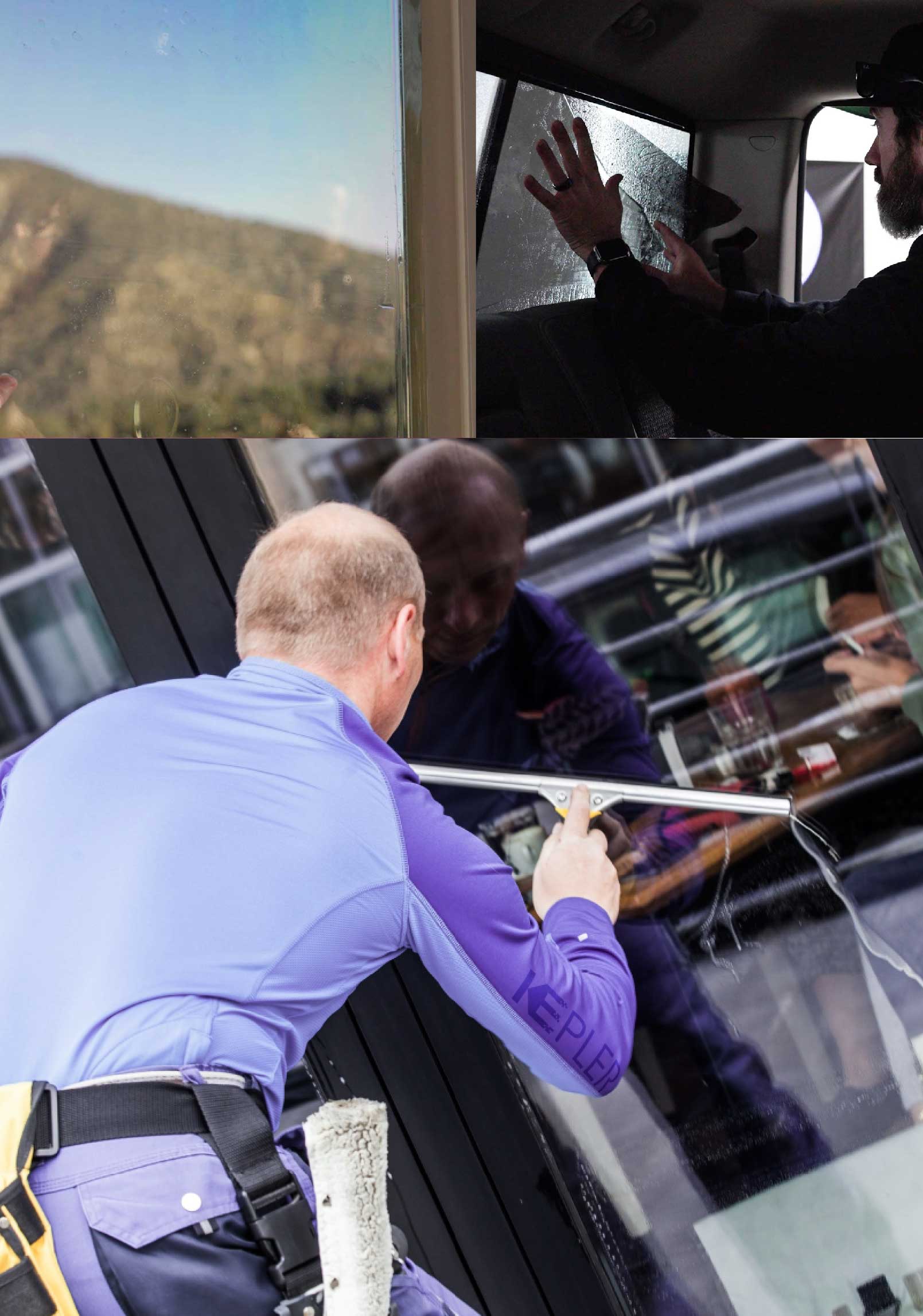 Kepler Expert Applying Anti-Graffiti Window Film to a Plant City Shop Front