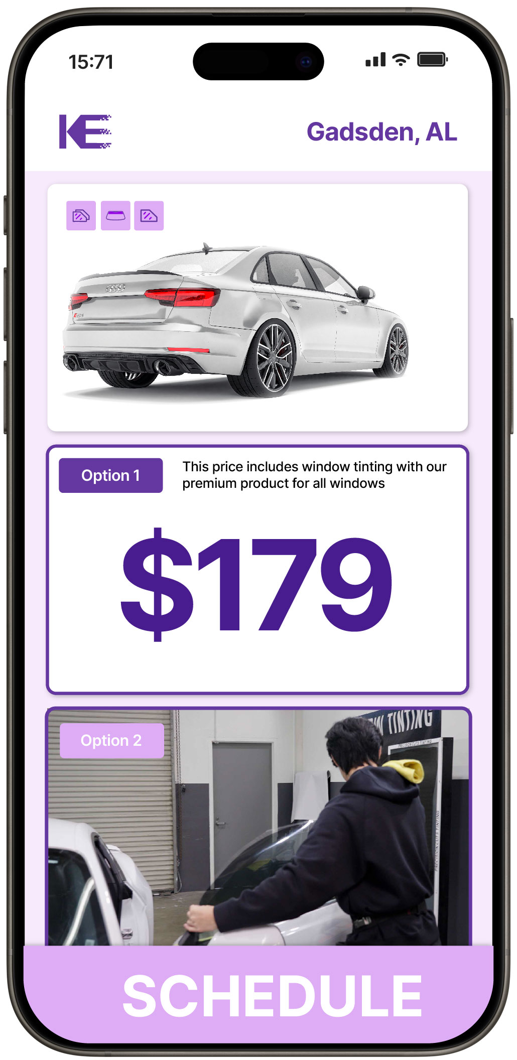View Affordable Car Window Tinting Prices in Gadsden, Alabama