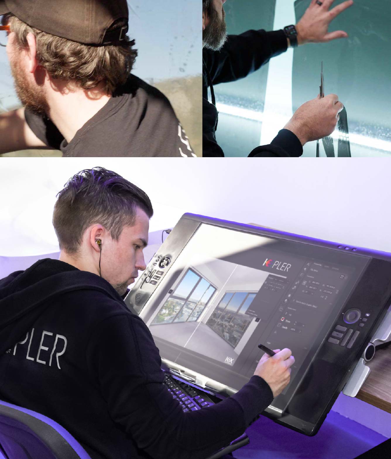 Kepler Specialist Performing Commercial Window Tinting in Holland Holland