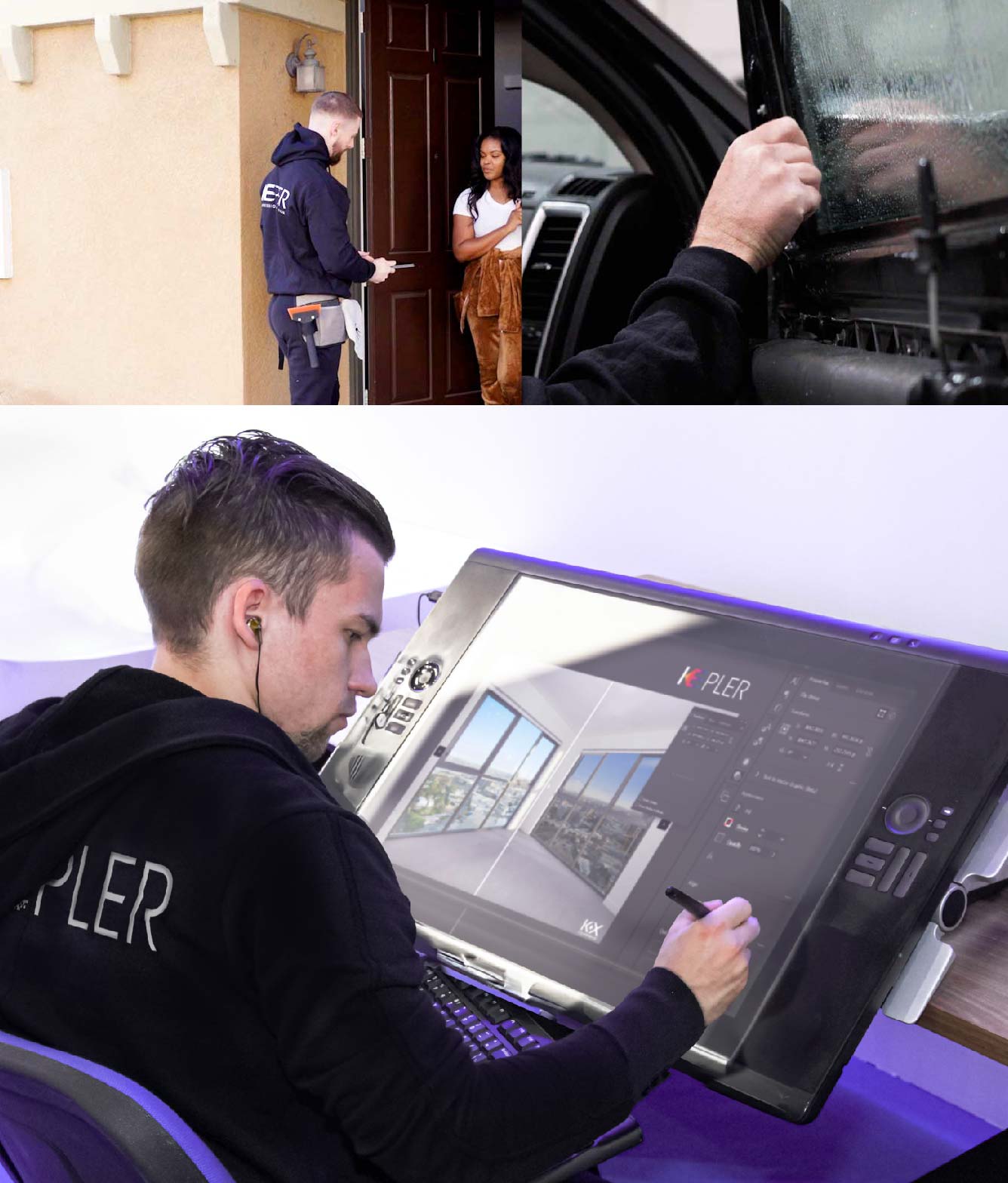 Kepler Specialist Performing Commercial Window Tinting in Kearney Kearney