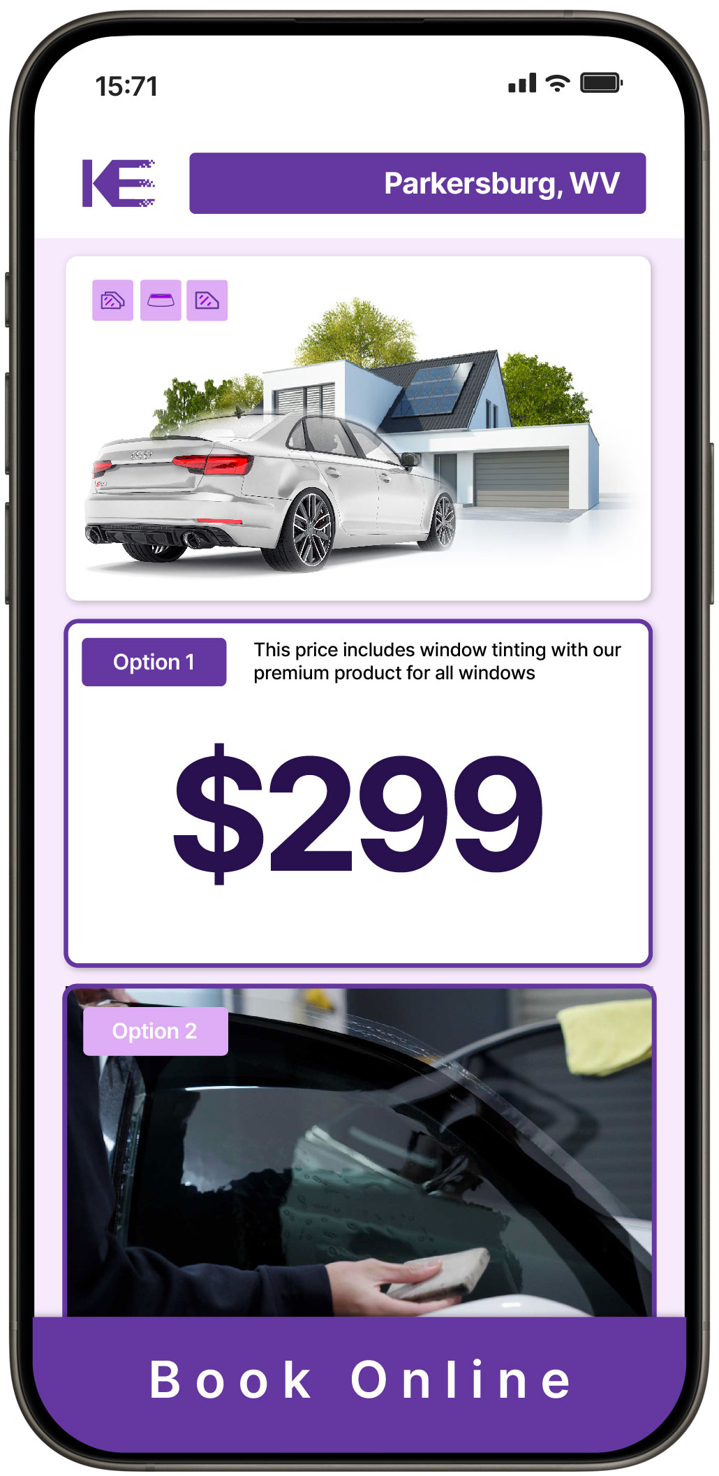 View Competitive Window Tinting Prices in Parkersburg, West Virginia