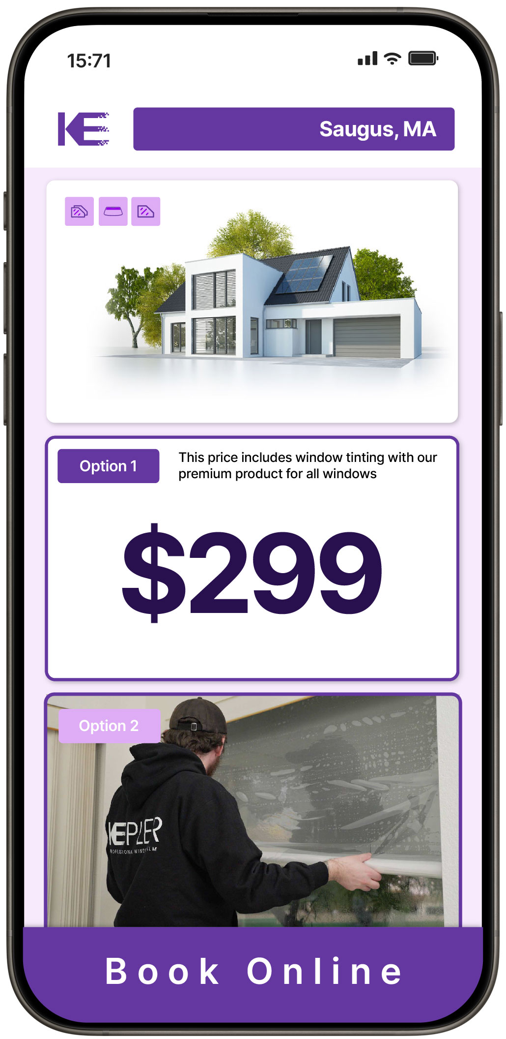 View Competitive Home Window Tinting Prices in Saugus, Massachusetts