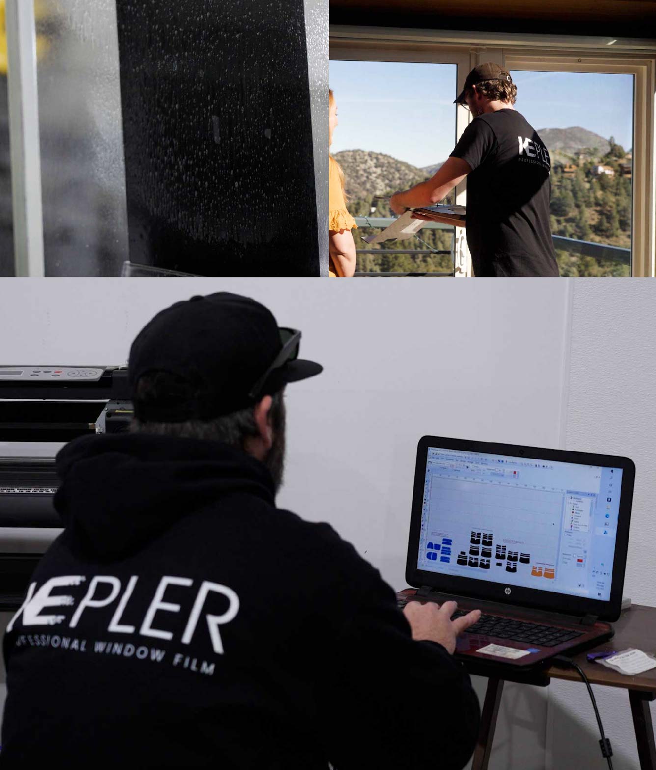 Ceramic Window Tinting Expert Cutting Film in Englewood, Colorado
