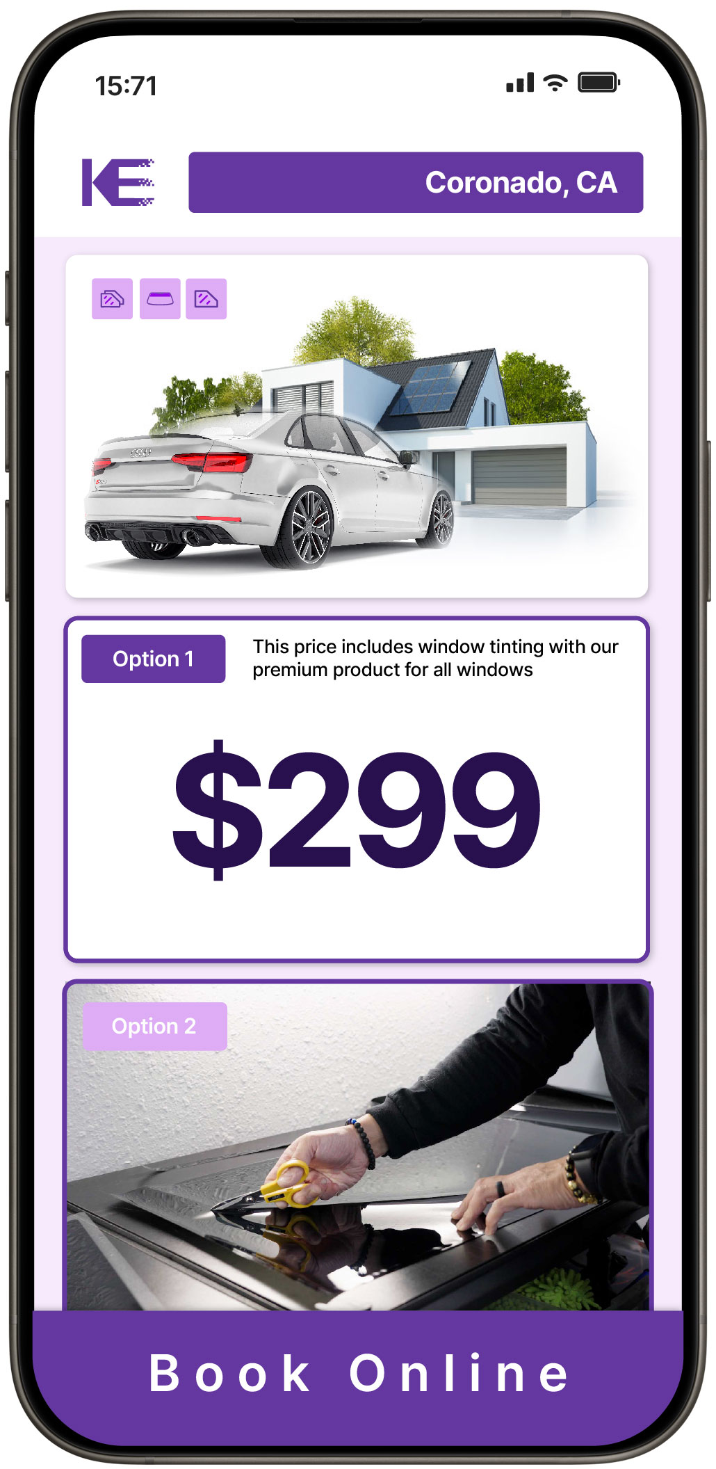 View Competitive Window Tinting Prices in Coronado, California