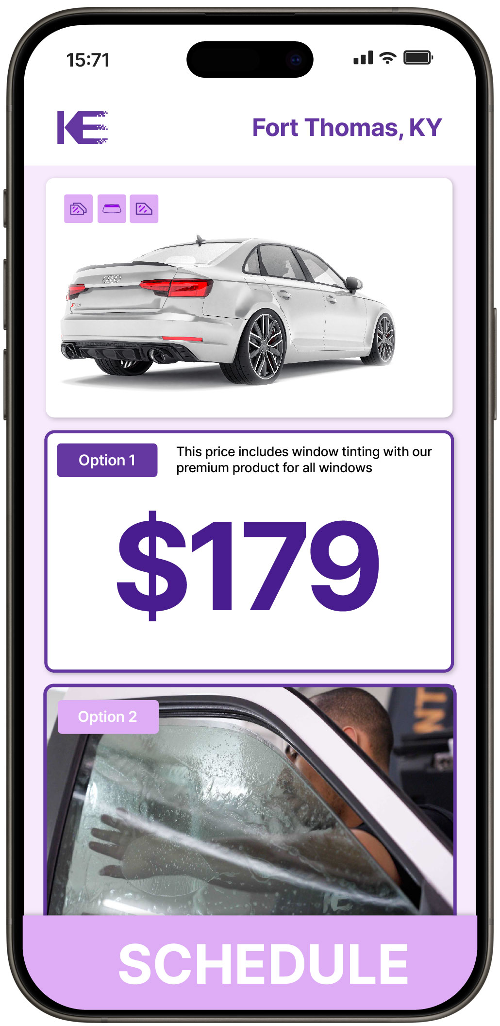 View Reasonable Car Window Tinting Costs in Fort Thomas, Kentucky
