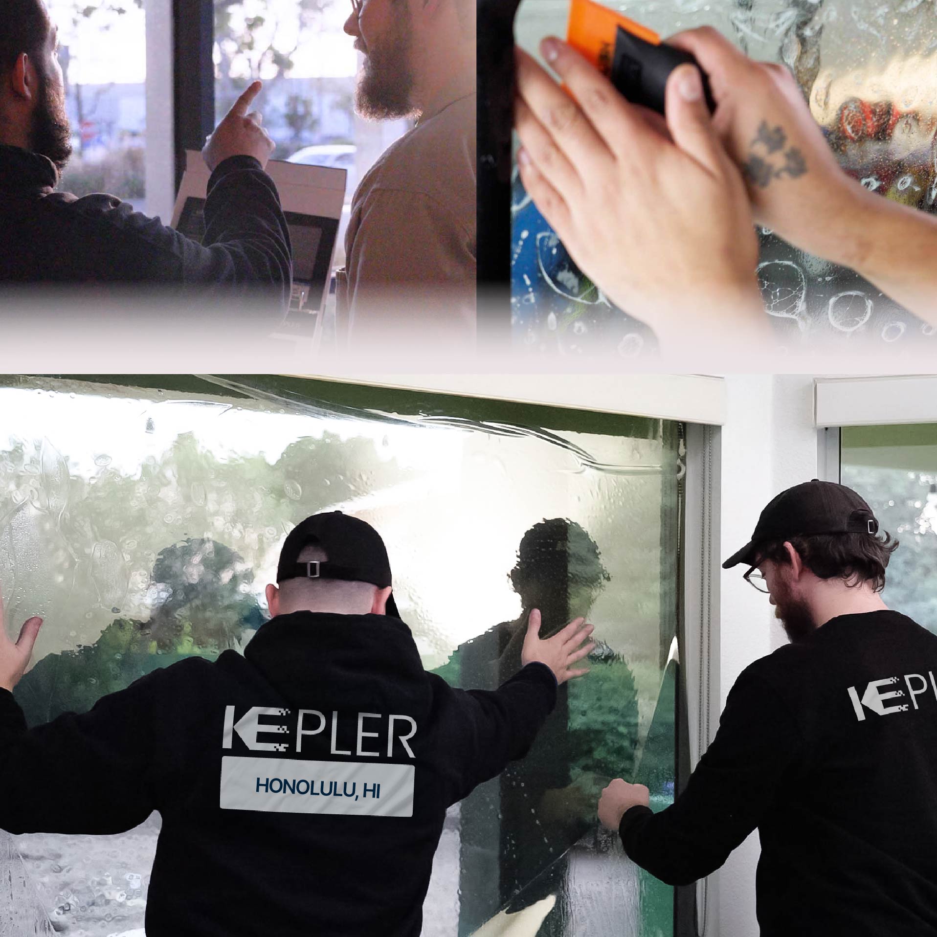 Kepler Specialist Performing Commercial Window Tinting in Honolulu Honolulu