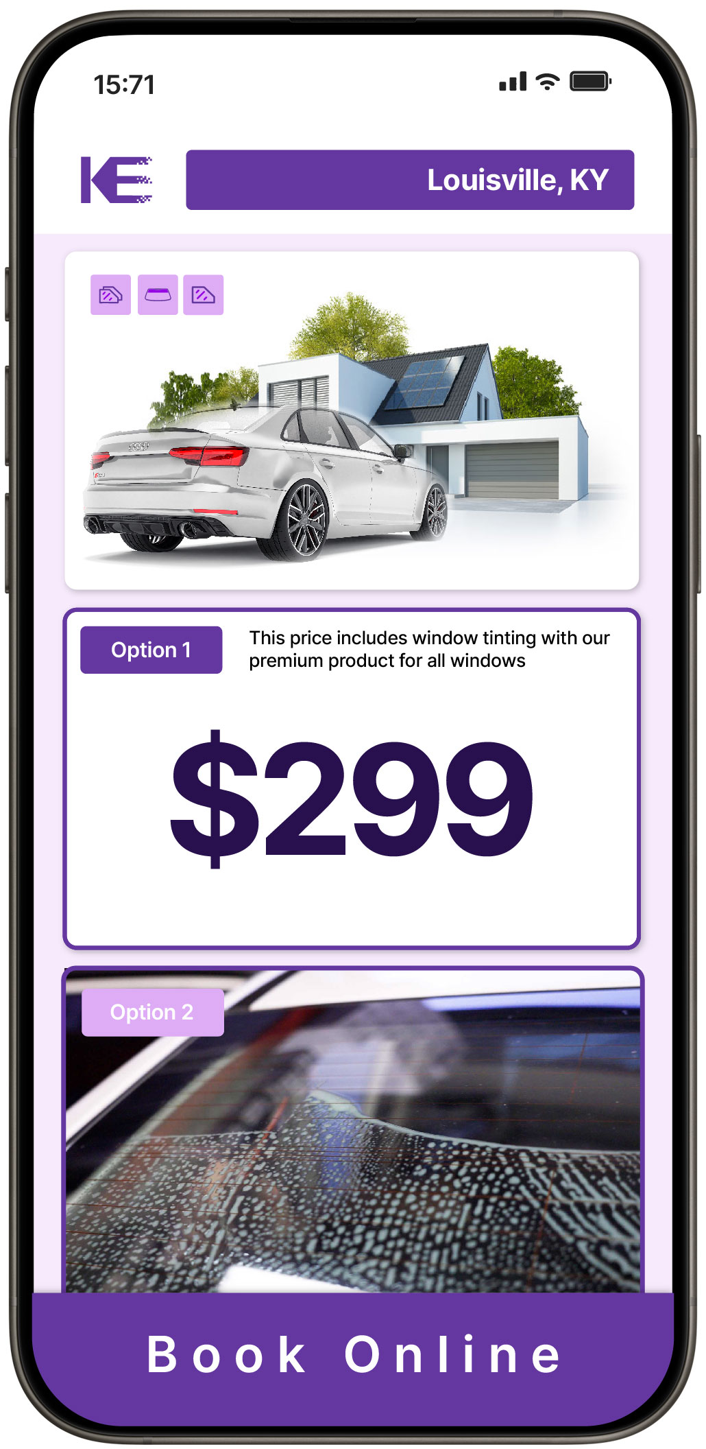 View Affordable Tesla Window Tinting Rates in Frankfort, Kentucky