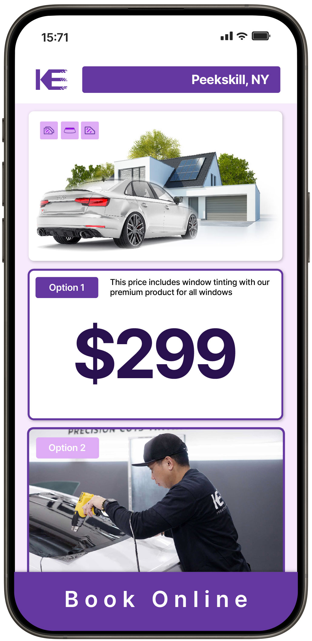 View Competitive Tesla Window Tinting Costs in Springfield Gardens, New York