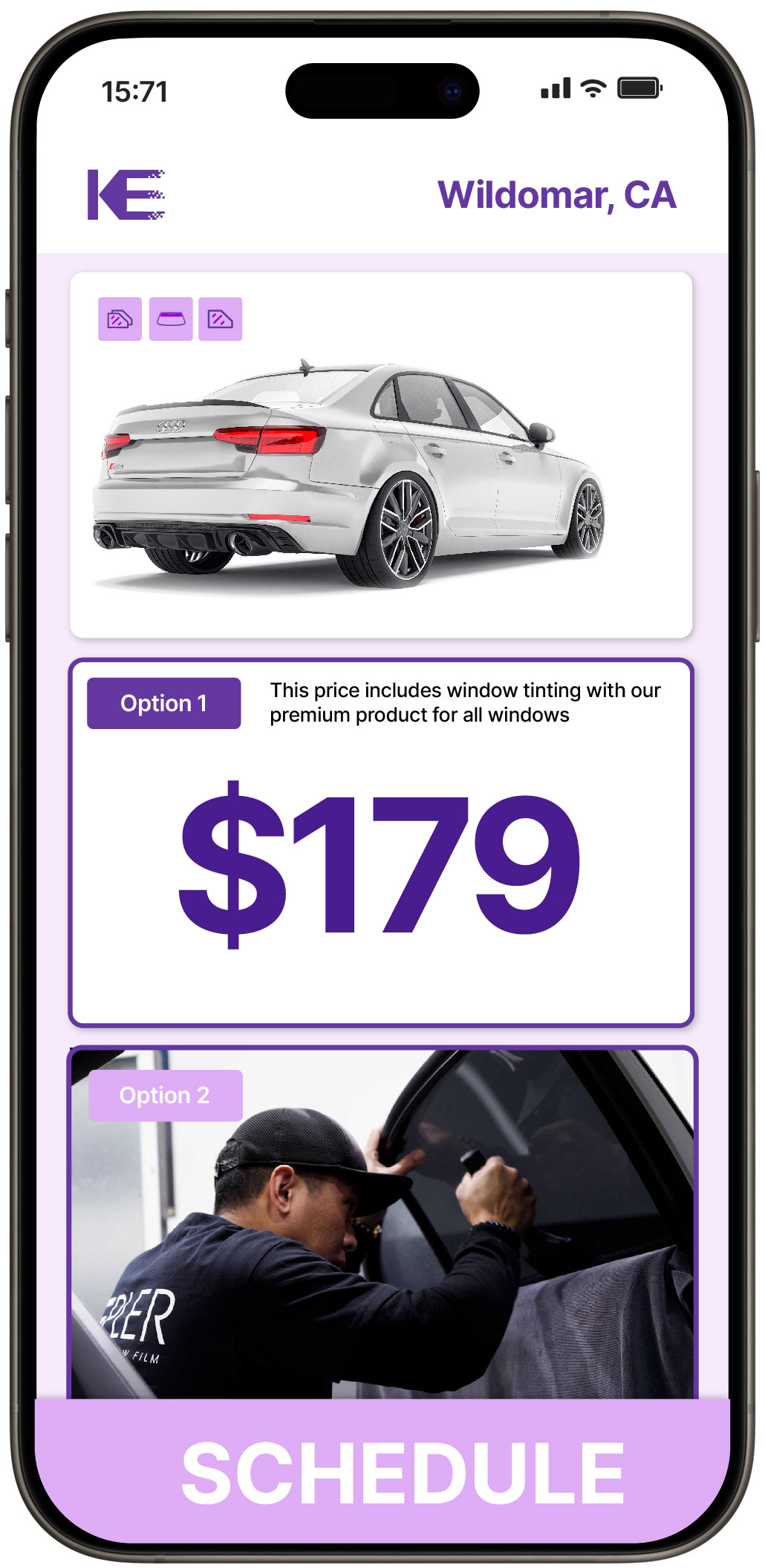 View Affordable Car Window Tinting Prices in Wildomar, California