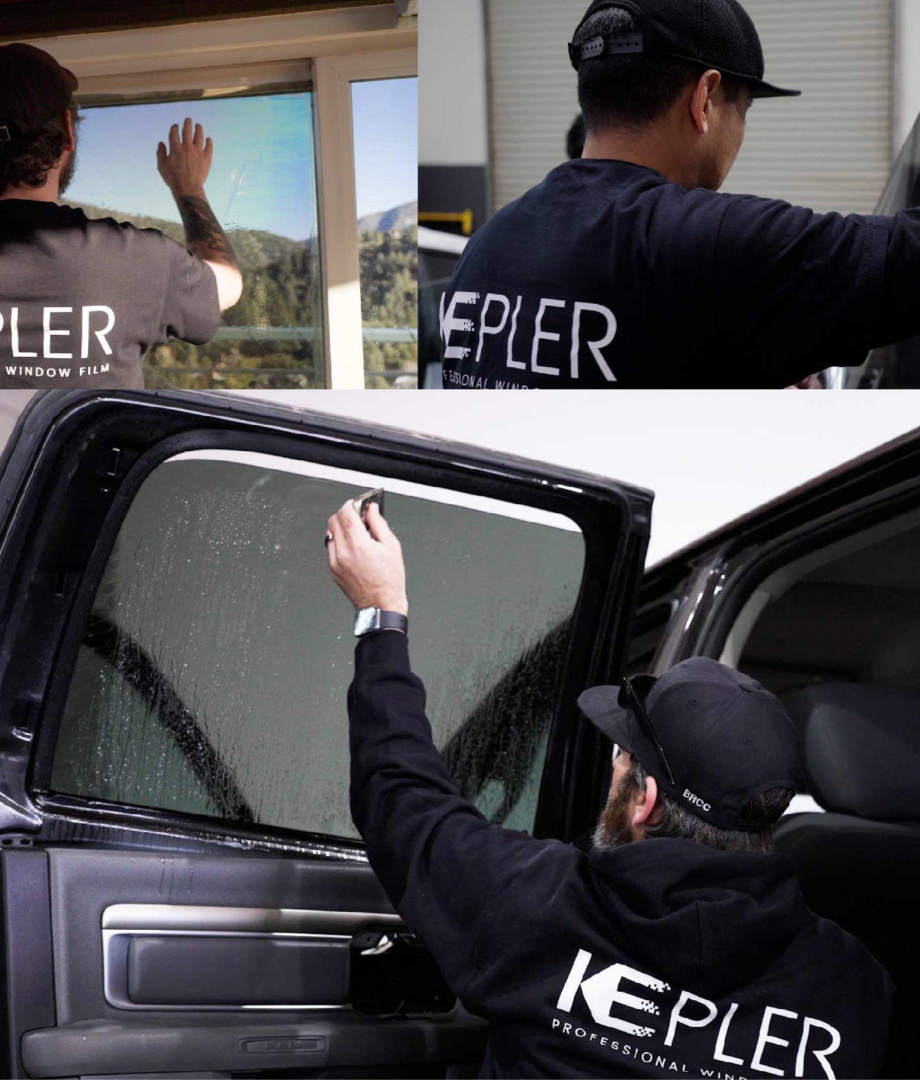 Kepler Window Tinting Specialists at Work in Urbandale, Iowa