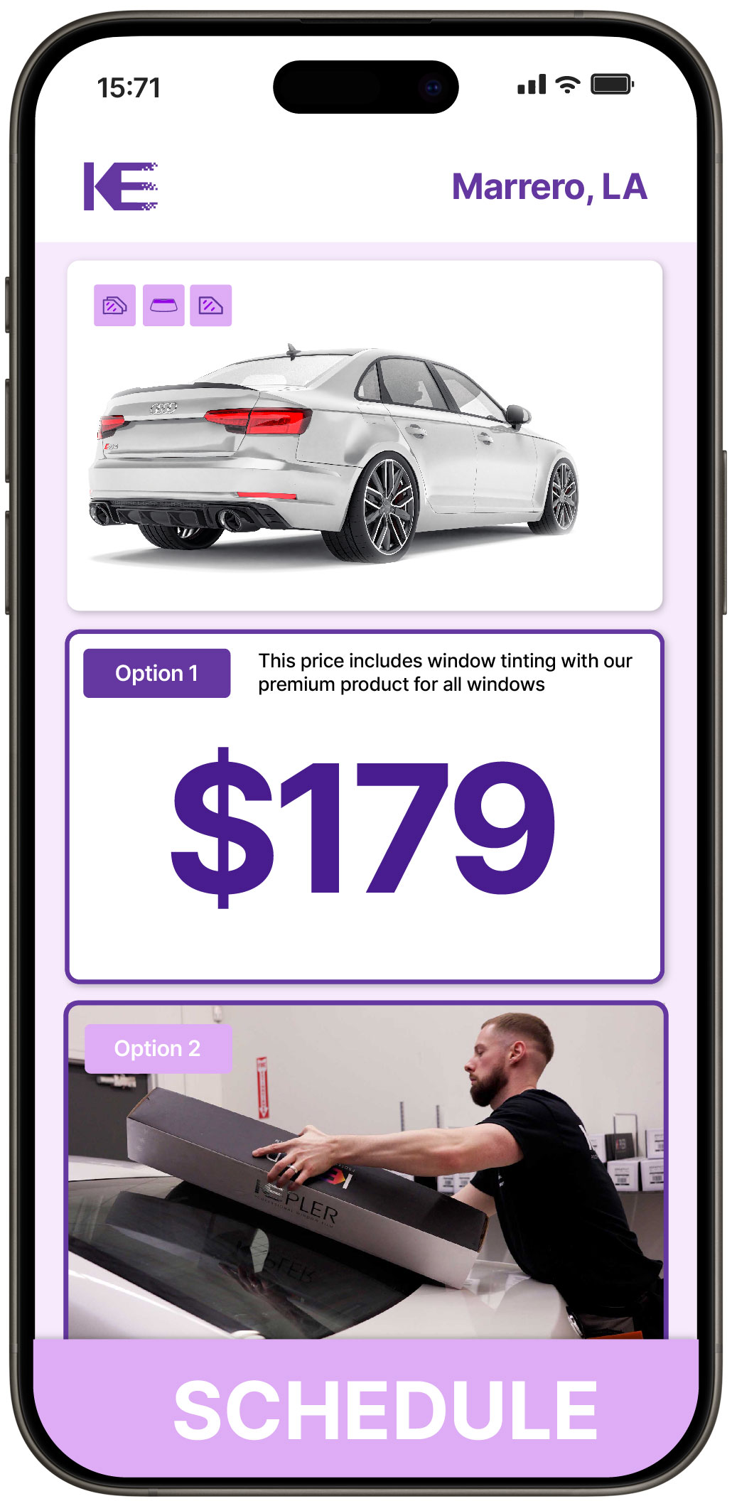 View Competitive Car Window Tinting Costs in Marrero, Louisiana