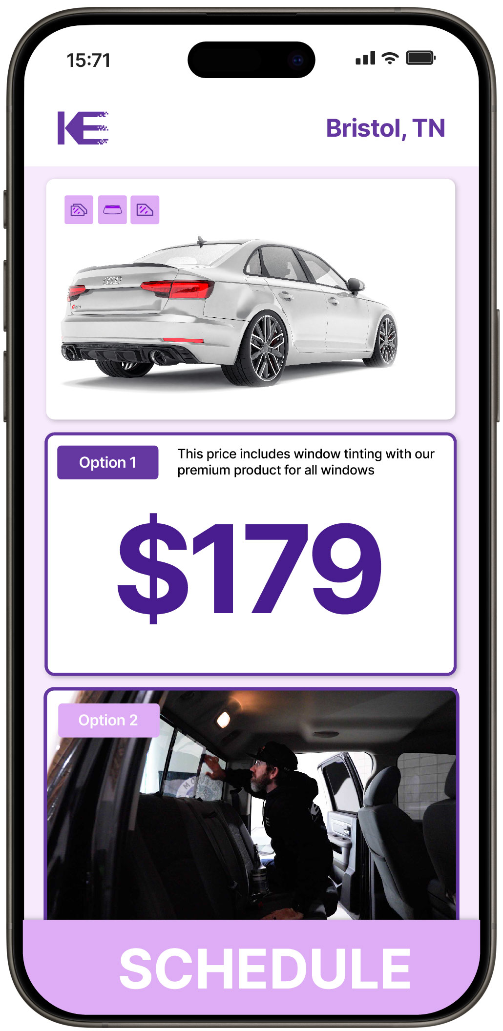 View Competitive Car Window Tinting Prices in Bristol, Tennessee