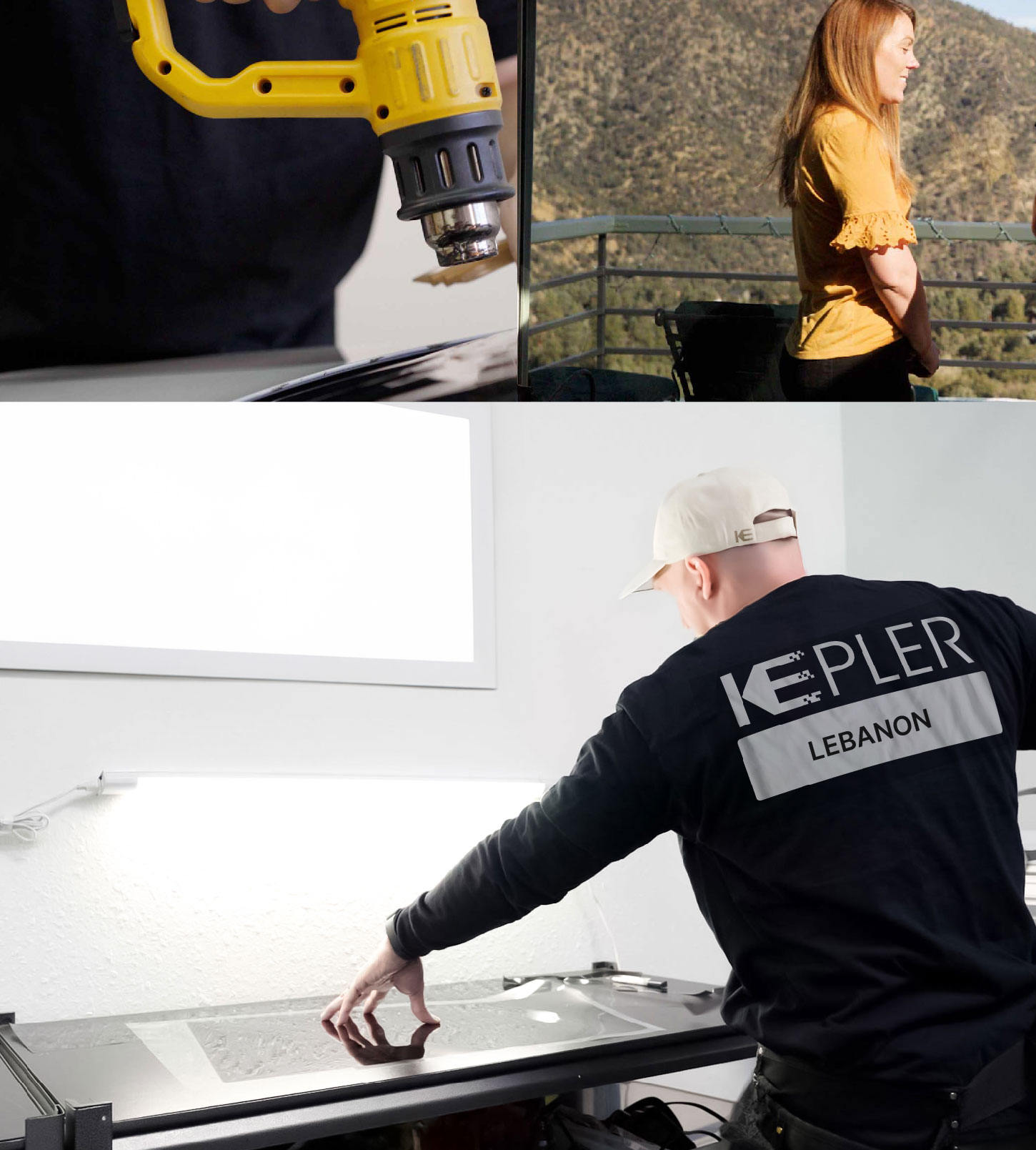 Window Tinting Specialist Cutting Film in Lebanon, Tennessee