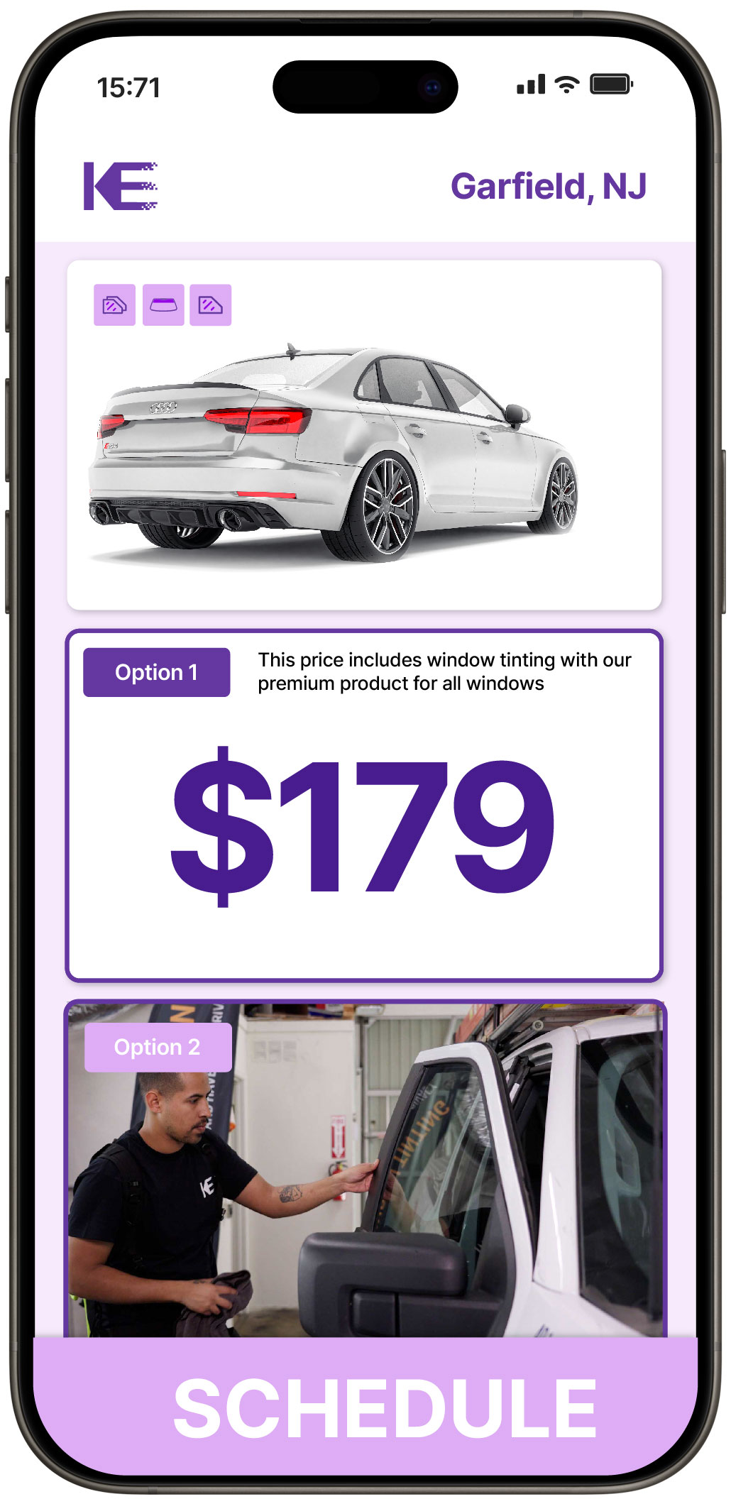 View Affordable Car Window Tinting Prices in Garfield, New Jersey