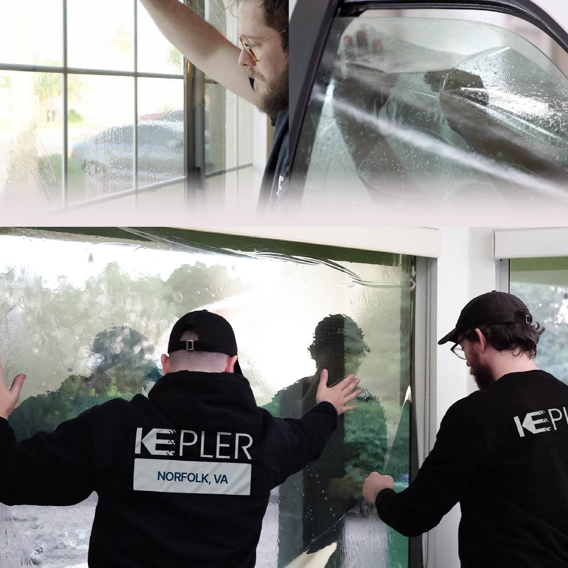 Kepler Specialist Performing Commercial Window Tinting in Norfolk Norfolk