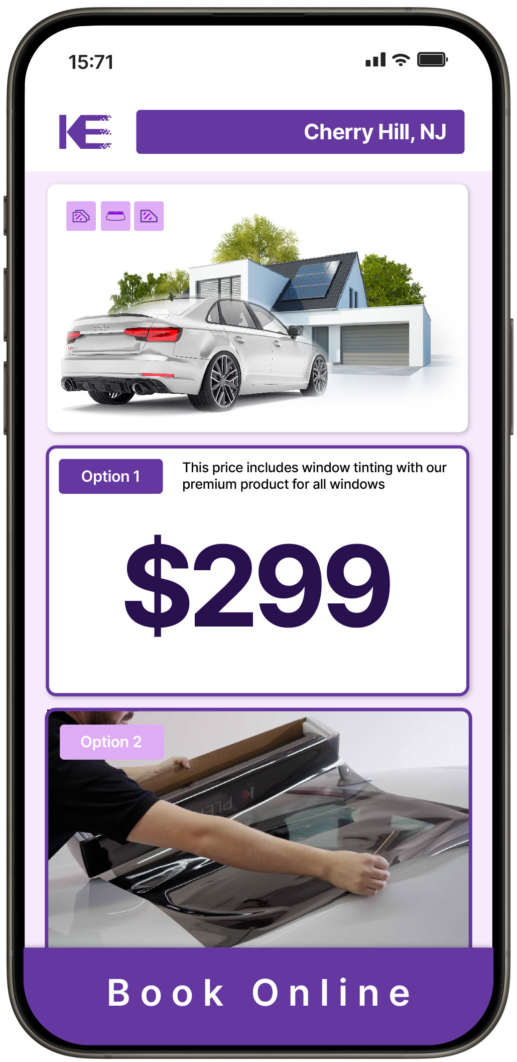 View Competitive Window Tinting Prices in Cherry Hill, New Jersey