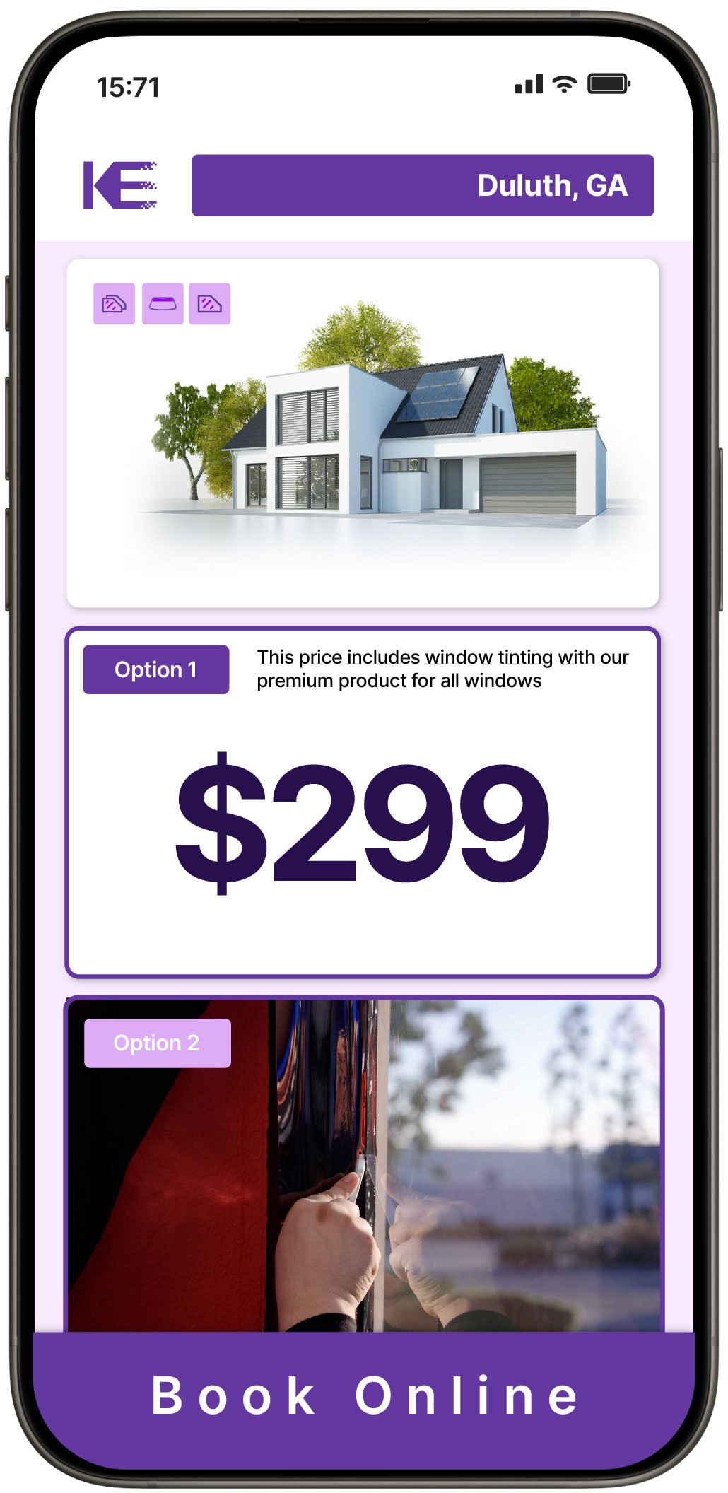 View Competitive Home Window Tinting Rates in Duluth, Georgia