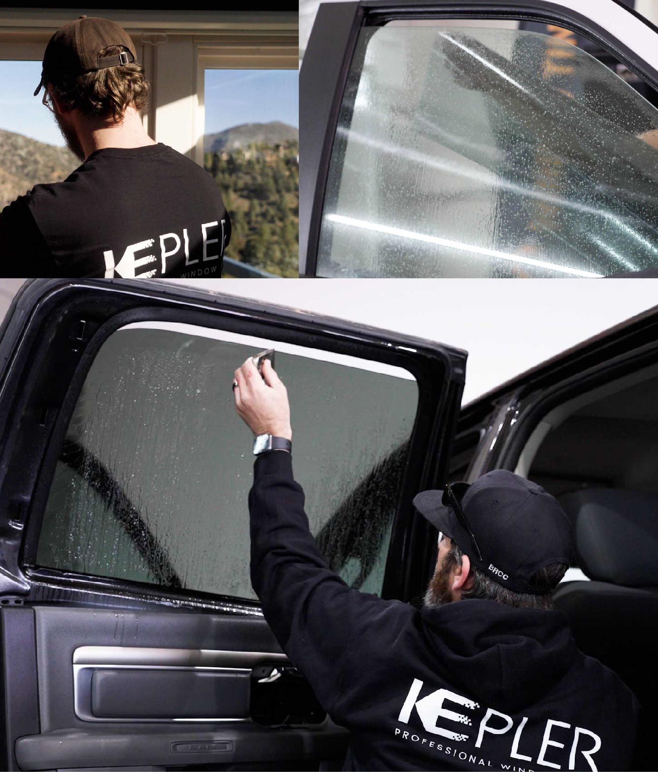 Kepler Window Tinting Specialists at Work in Bella Vista, Arkansas