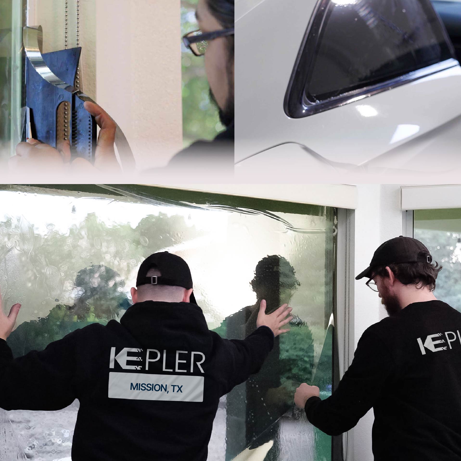 Kepler Specialist Performing Commercial Window Tinting in Mission Mission