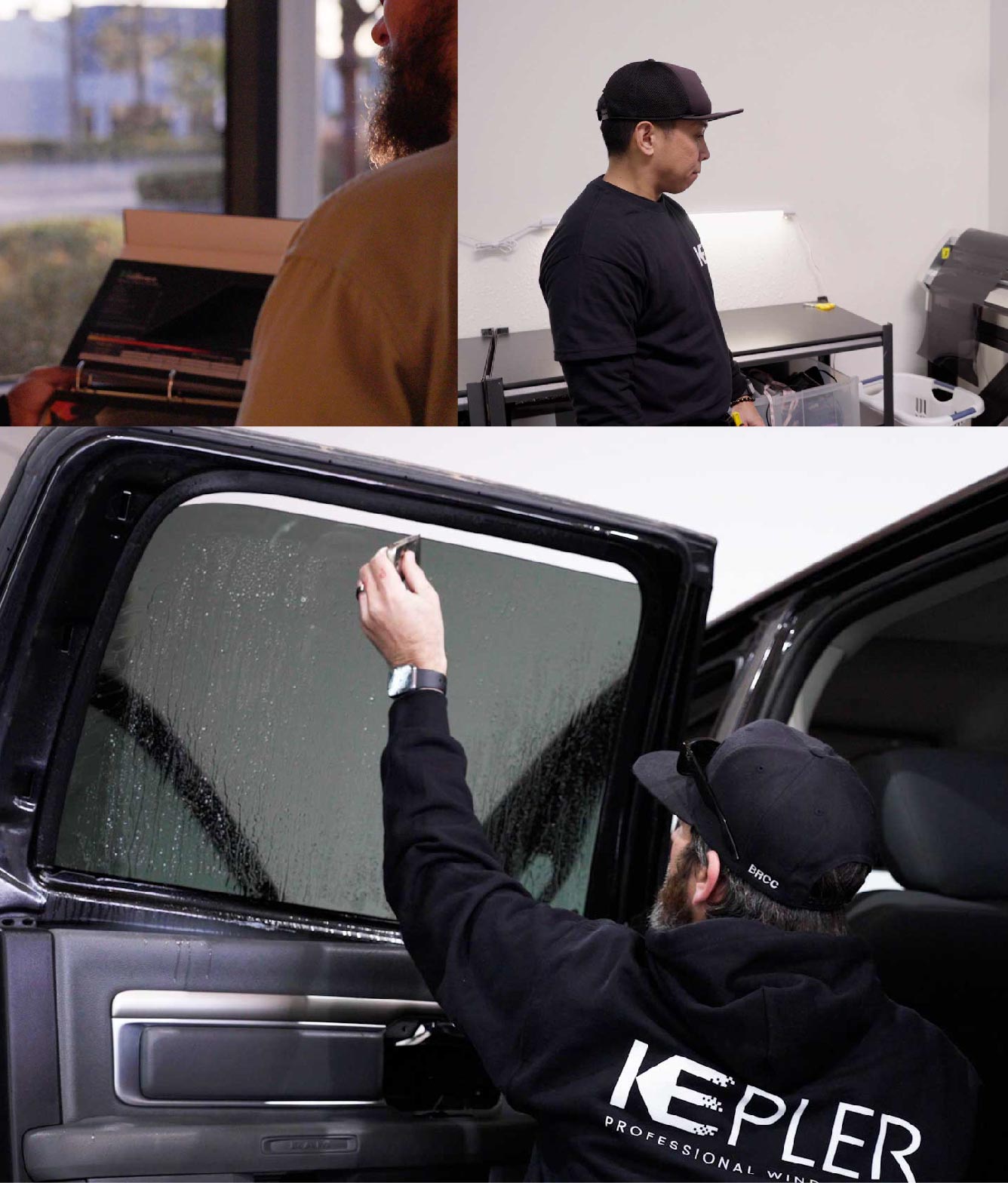 Kepler Window Tinting Specialists at Work in Tarpon Springs, Florida