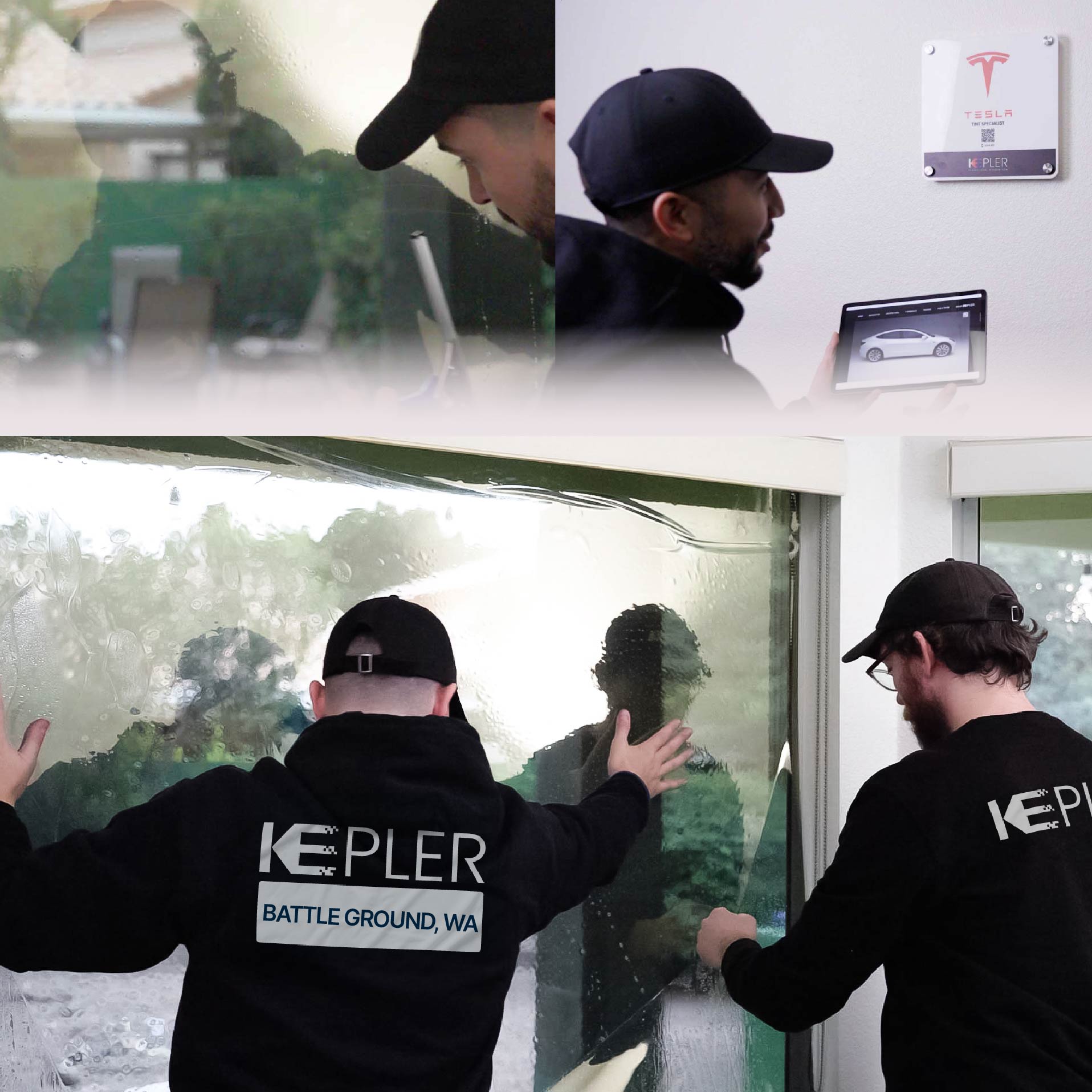 Kepler Specialist Performing Commercial Window Tinting in Battle Ground Battle Ground