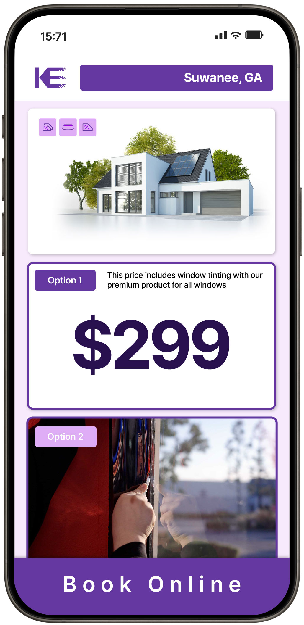 View Reasonable Home Window Tinting Prices in Suwanee, Georgia