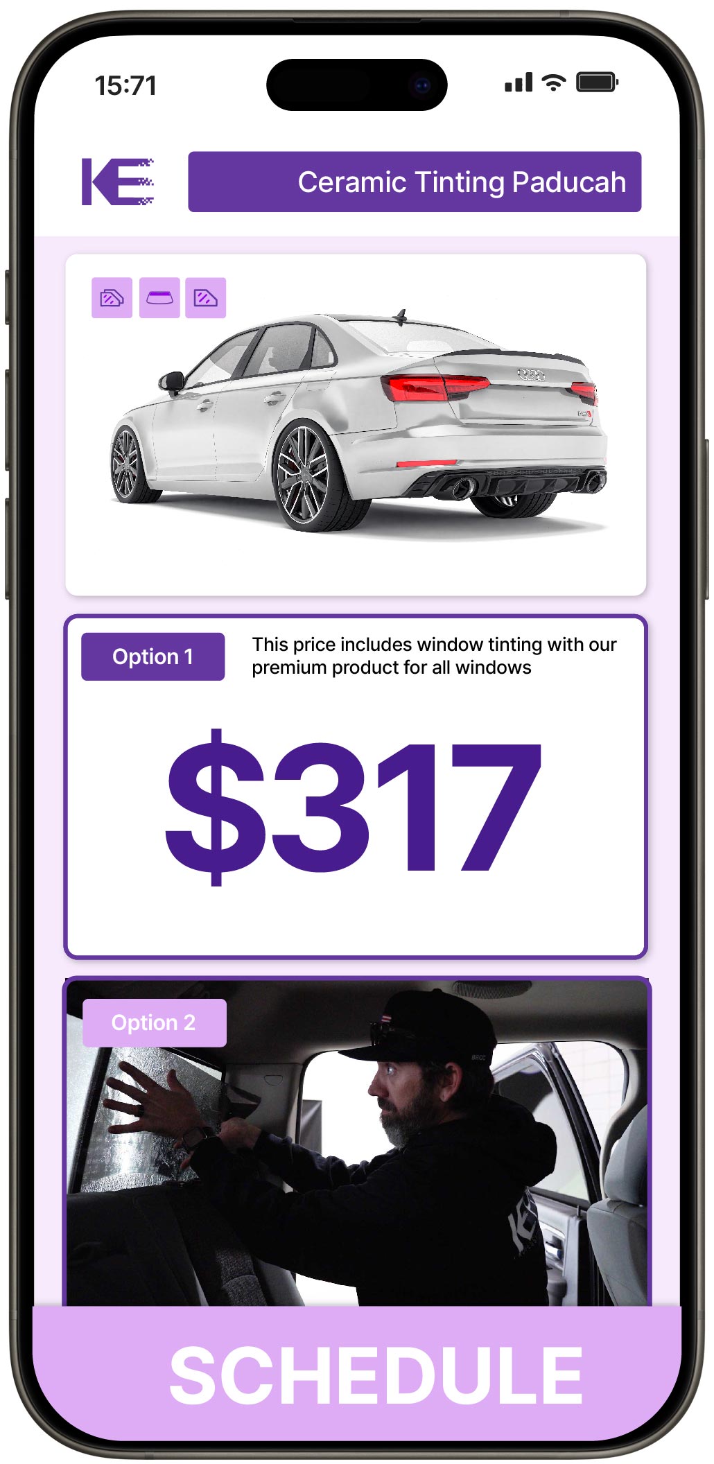 View Competitive Ceramic Window Tinting Prices in Paducah, Kentucky