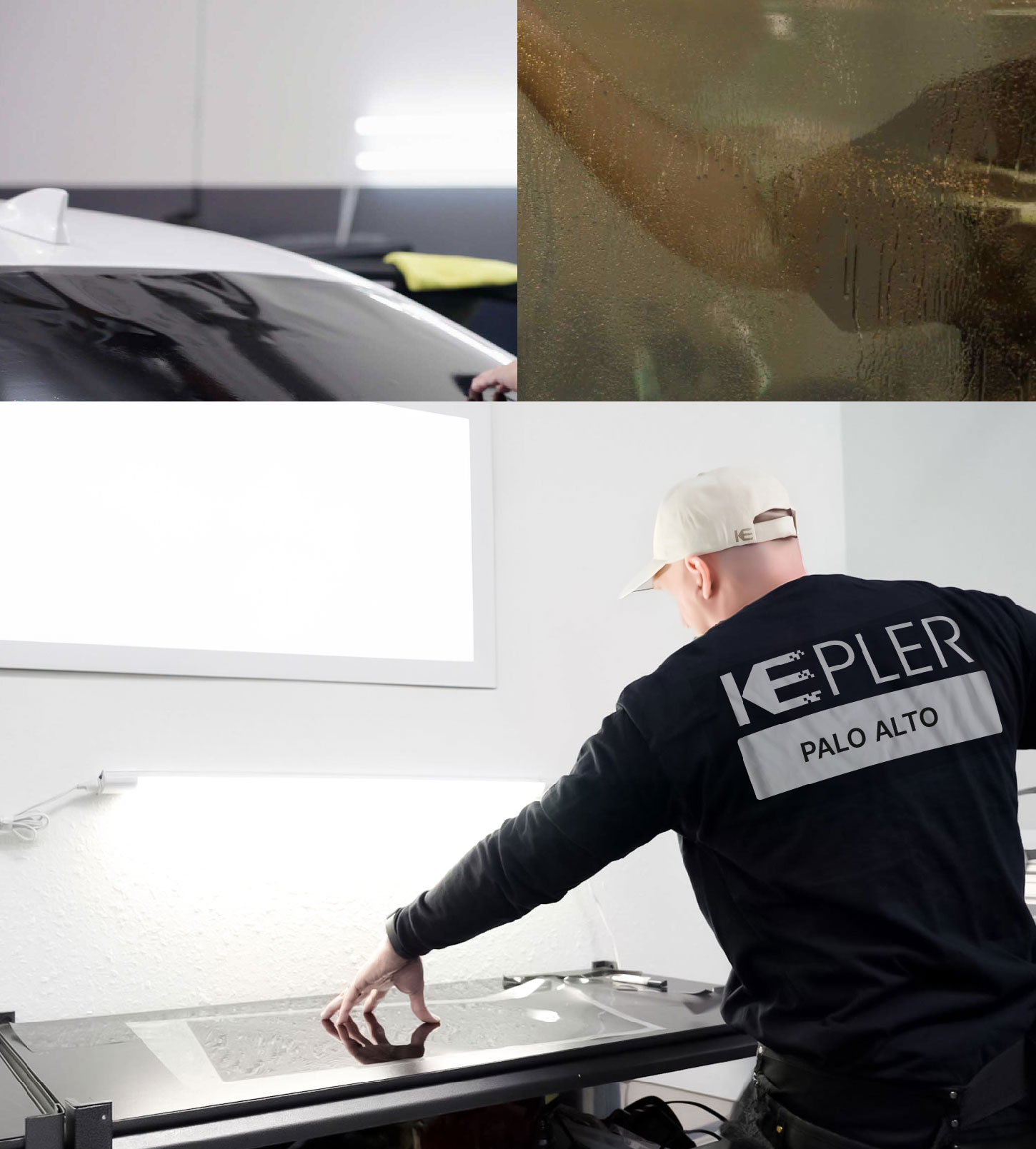 Window Tinting Specialist Cutting Film in Palo Alto, California