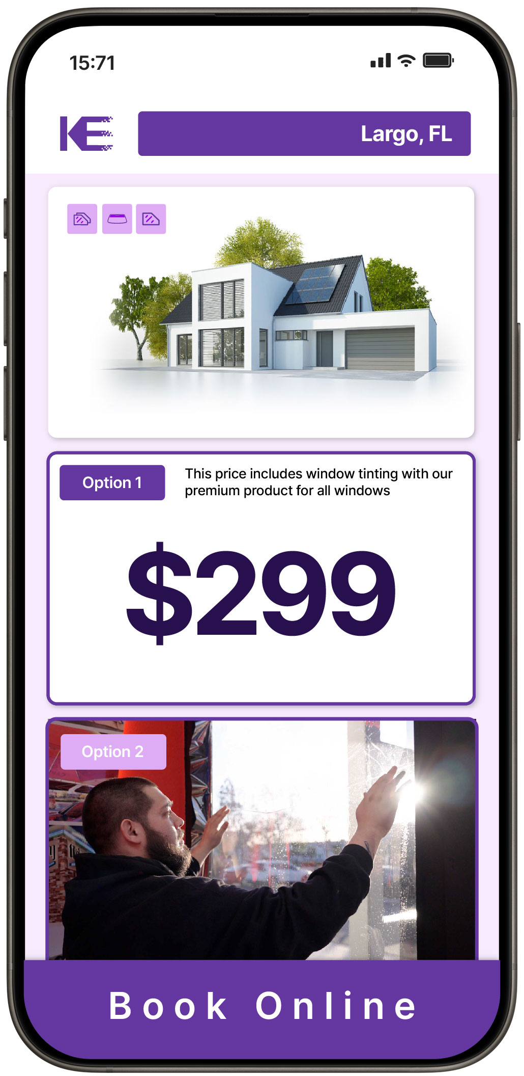 View Affordable Home Window Tinting Rates in Largo, Florida