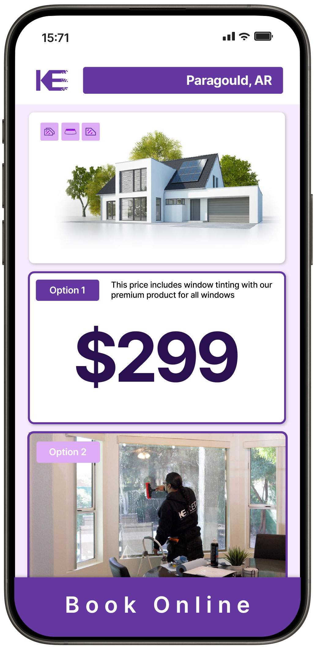 View Competitive Home Window Tinting Costs in Paragould, Arkansas
