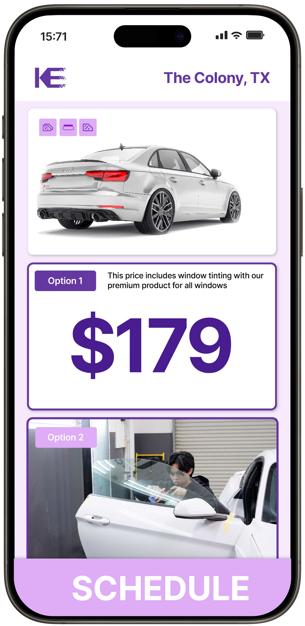 View Reasonable Car Window Tinting Rates in The Colony, Texas