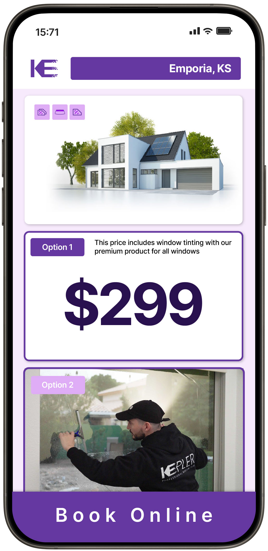 View Competitive Home Window Tinting Rates in Emporia, Kansas