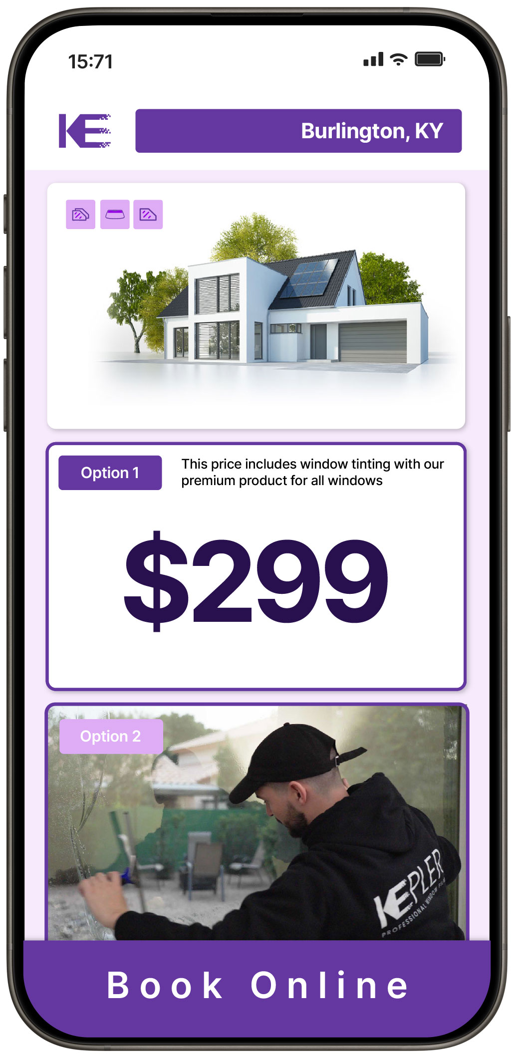 View Reasonable Home Window Tinting Costs in Burlington, Kentucky