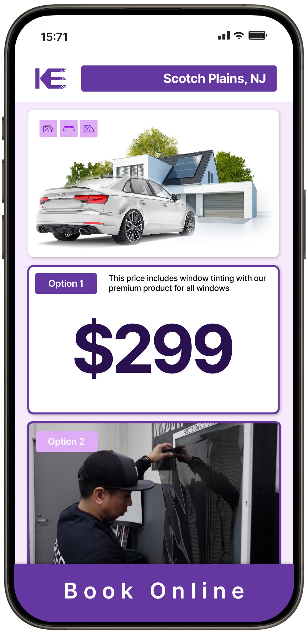 View Competitive Tesla Window Tinting Prices in Middletown, New Jersey