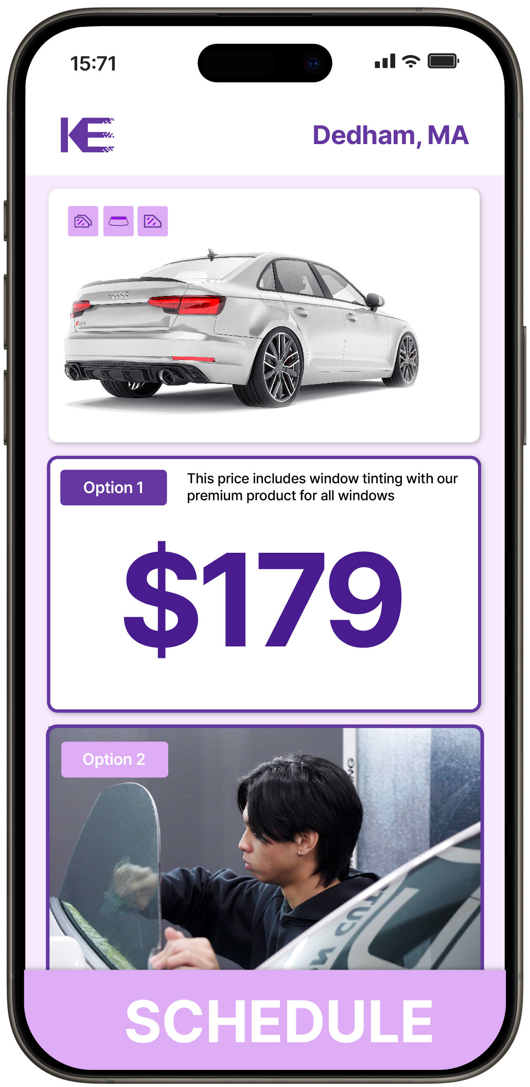 View Reasonable Car Window Tinting Prices in Dedham, Massachusetts