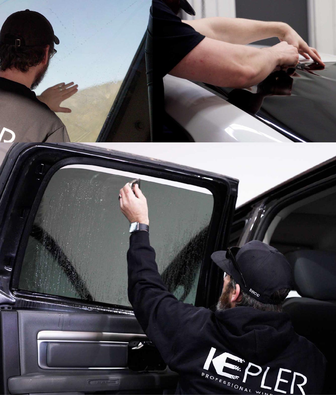Kepler Window Tinting Specialists at Work in Virginia Beach, Virginia