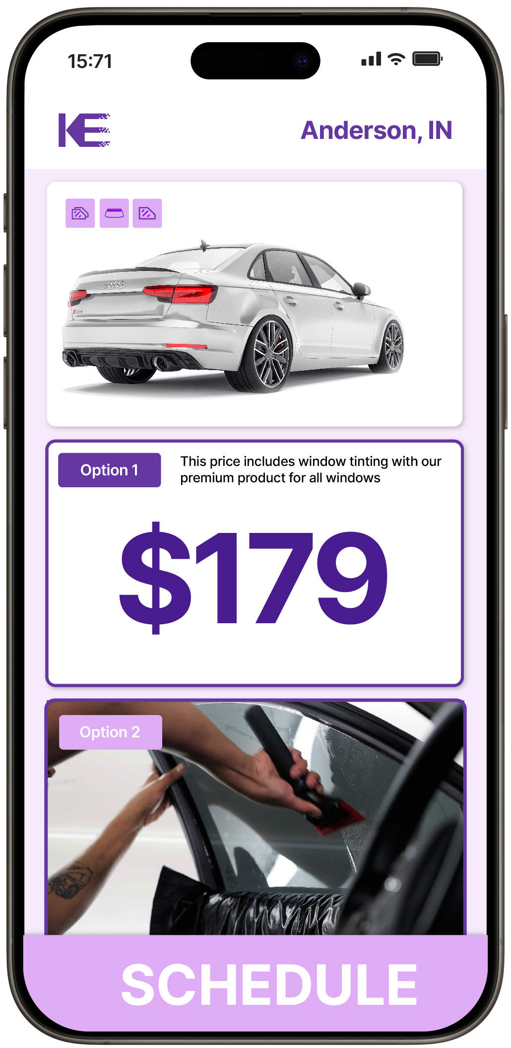 View Reasonable Car Window Tinting Costs in Anderson, Indiana