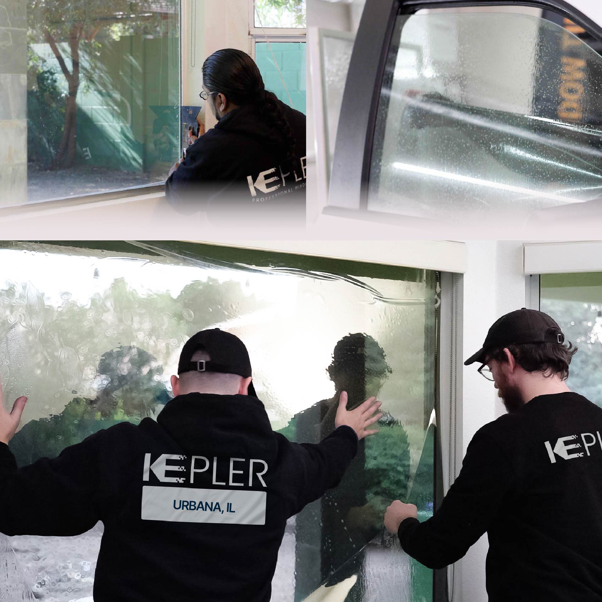 Kepler Specialist Performing Commercial Window Tinting in Urbana Urbana