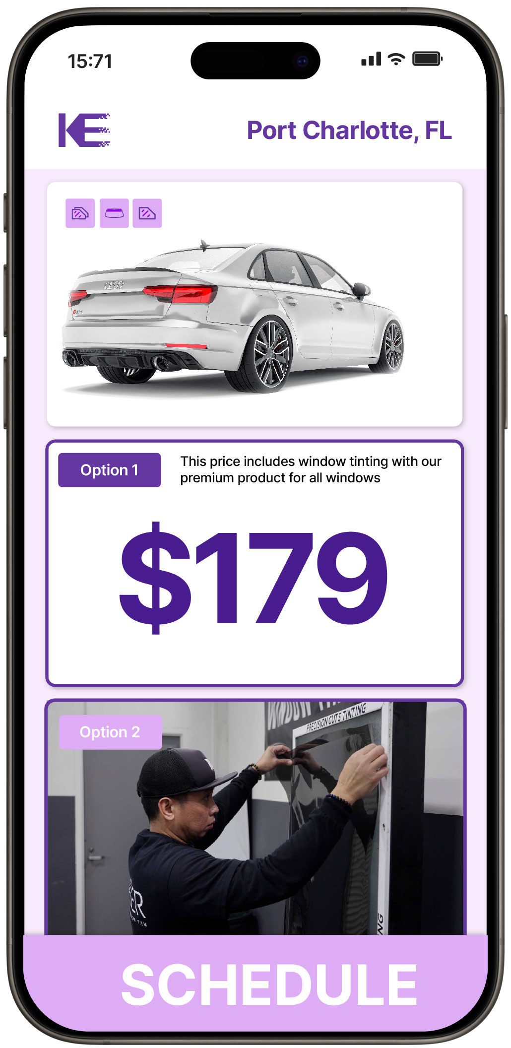 View Competitive Car Window Tinting Prices in Port Charlotte, Florida