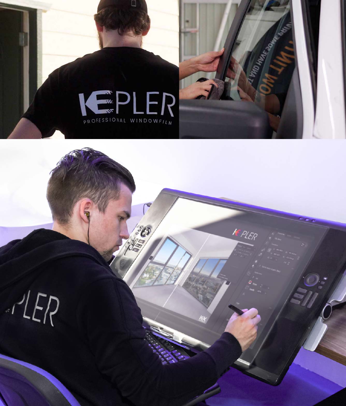 Kepler Specialist Performing Commercial Window Tinting in Woodhaven Woodhaven