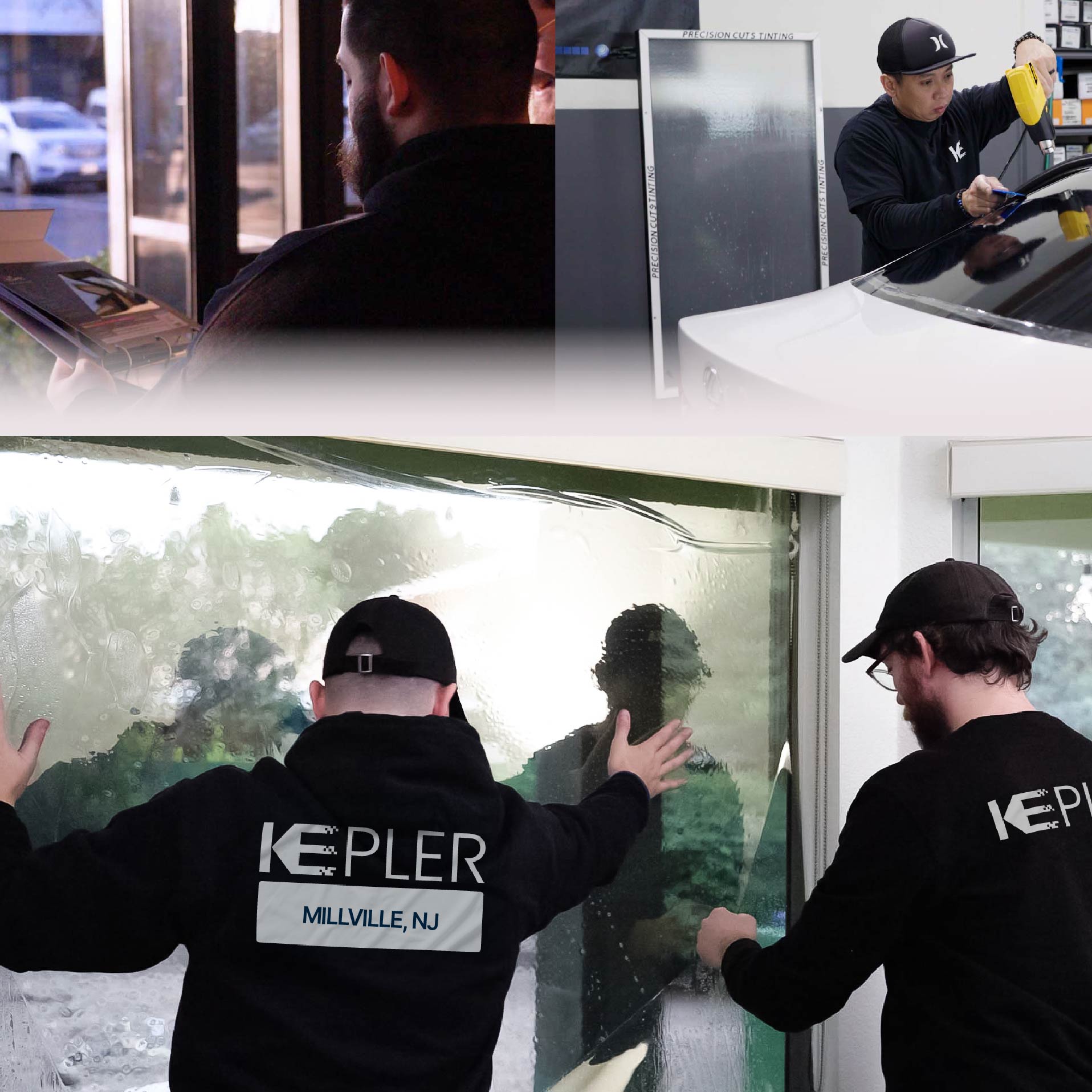 Kepler Specialist Performing Commercial Window Tinting in Millville Millville