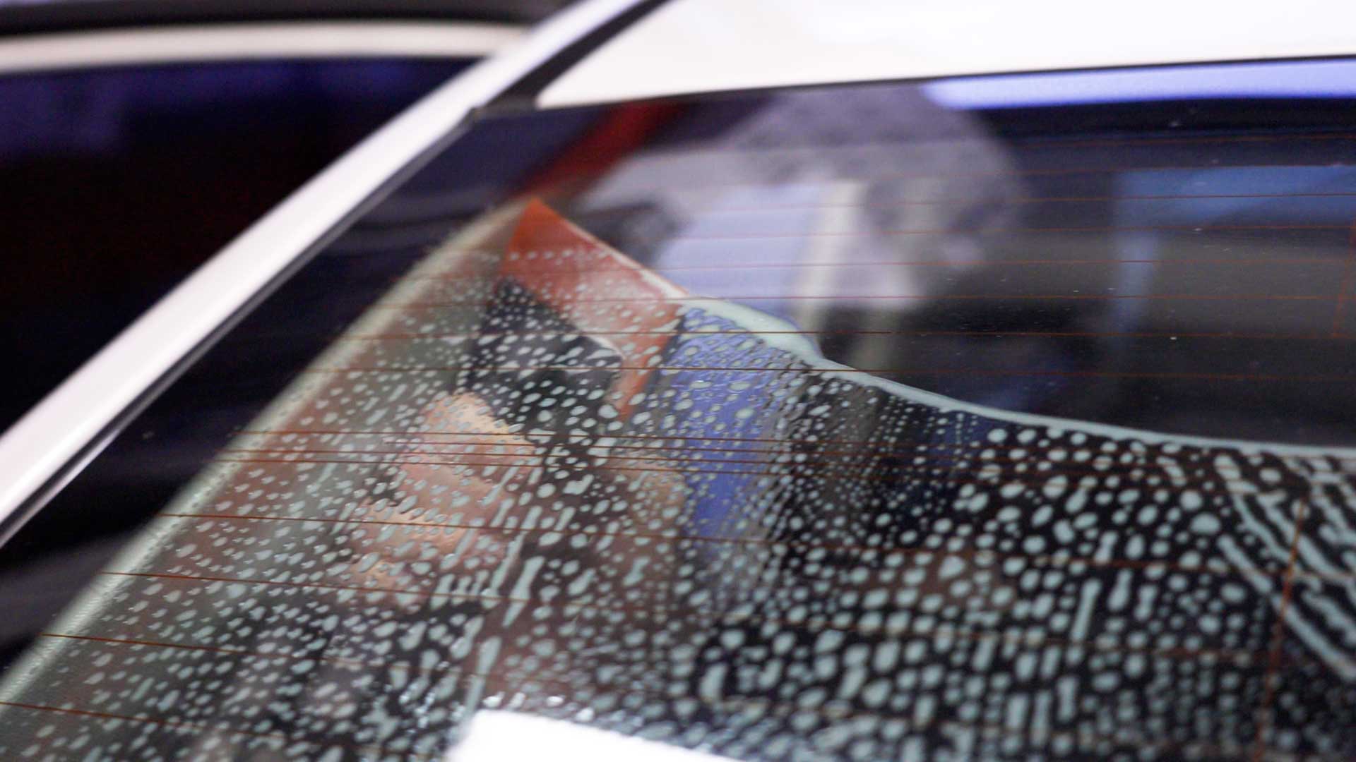 Professional Tesla Window Tint preparation in Stockton