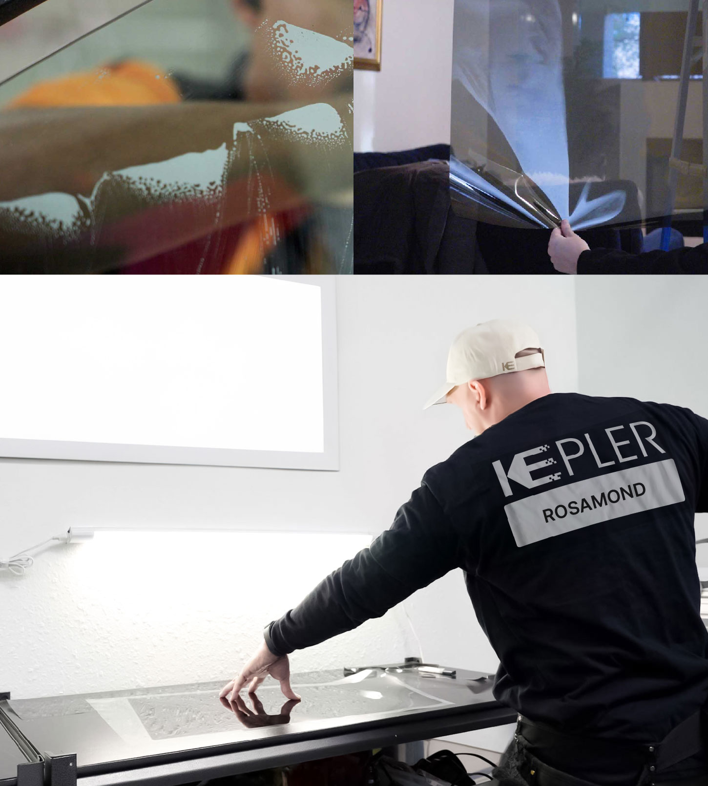 Window Tinting Specialist Cutting Film in Rosamond, California