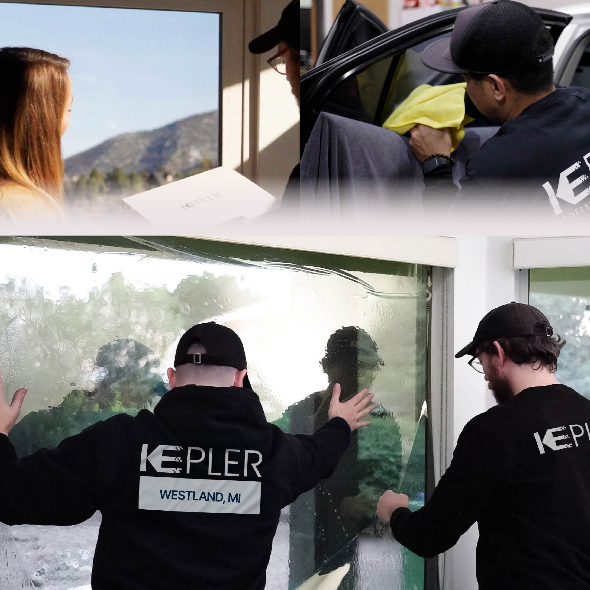 Kepler Specialist Performing Commercial Window Tinting in Westland Westland
