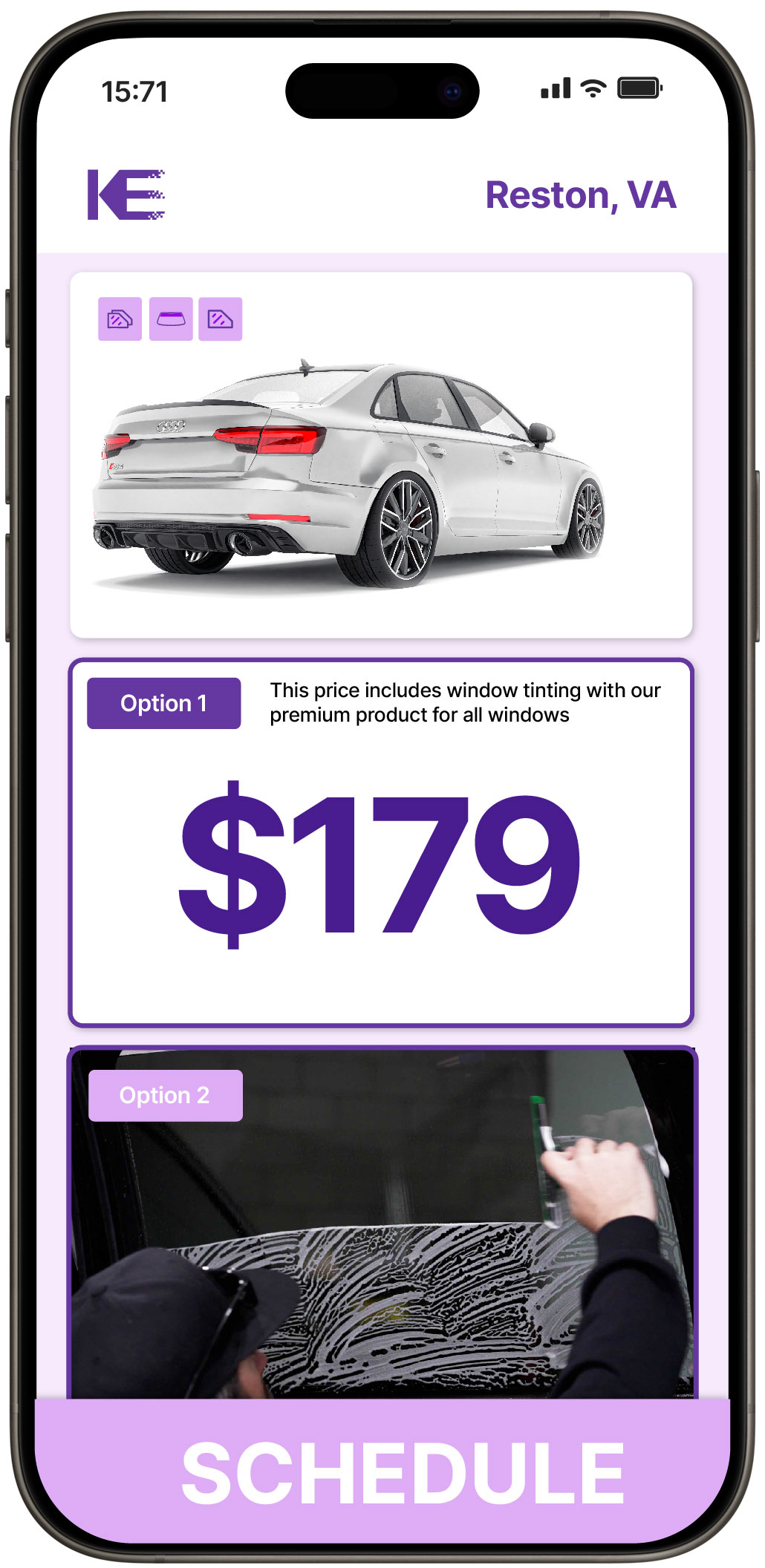 View Reasonable Car Window Tinting Prices in Reston, Virginia