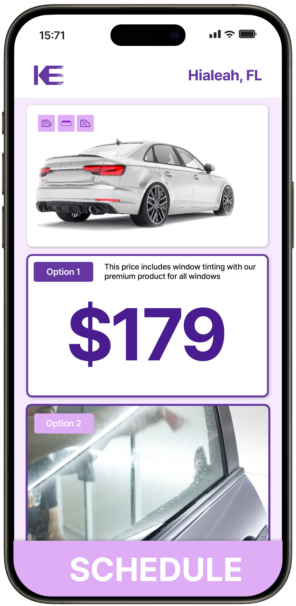 View Competitive Car Window Tinting Rates in Hialeah, Florida